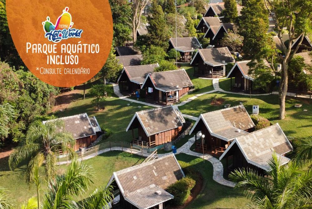 Cabana'S Hotel - Thermas Hot World Monte Sião Exterior foto